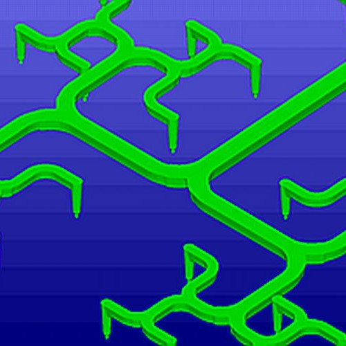 Figure 2. Initial runner distribution.  (c) SIGMA Engineering GmbH